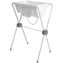 Banheira para Bebe Com Suporte Dobravel Kiddo Fresh Branca