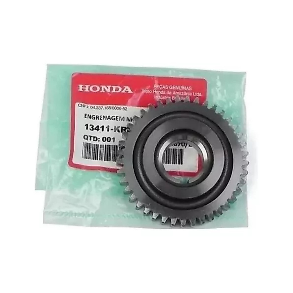 Engrenagem Motora Balanceiro Cg Titan Fan Start Cargo 150 41 dentes Original Honda — imagem 2 de 2