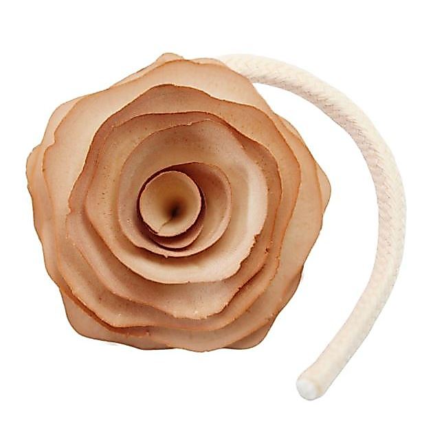 Flor de madeira para difusor de aromas com cordão 6cm