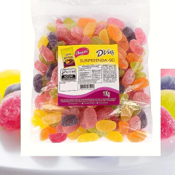 Goma Geleia Francesa 1kg Vegana Gourmet Sem Glúten Deliciosa, festas, brindes, eventos, sobremesa