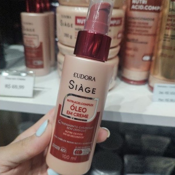 Óleo Em Creme Siage Nutri Acid Complex 100ML — imagem 2 de 2