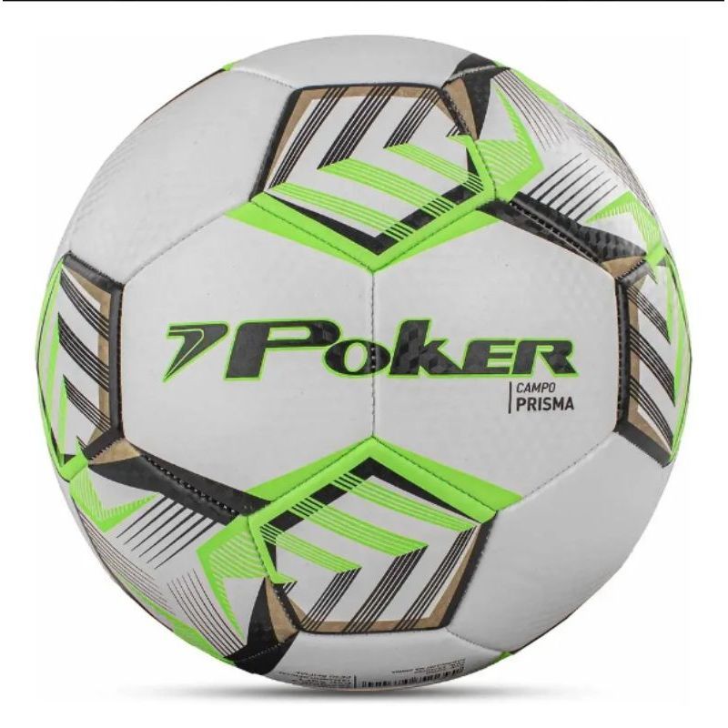 .⚽💚 BOLA DE FUTEBOL POKER TRAINING – CAMPO – 32 GOMOS PRISMA VERDE