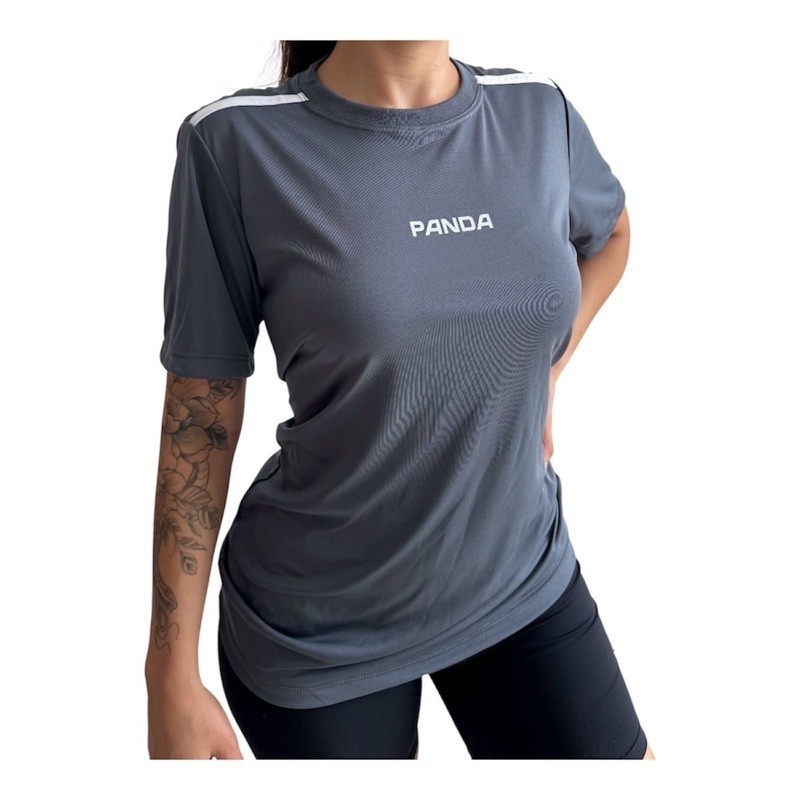 camiseta feminina dry fit para academia/corrida/treino com proteção UV (COD01)