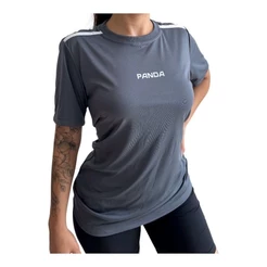 camiseta feminina dry fit para academia/corrida/treino com proteção UV (COD01)