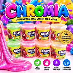 Slime Colorido Sortido 130g Infantil – Slime Macio e Divertido