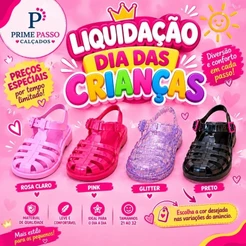 Kit 2 pares sandália papete infantil menina ideal para o dia a dia antiderrapante impermeável