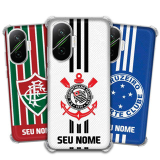 Capa/Capinha - Xiaomi Poco F7 - Futebol Times do Brasil Personalizada com nome em Oferta na Shopee