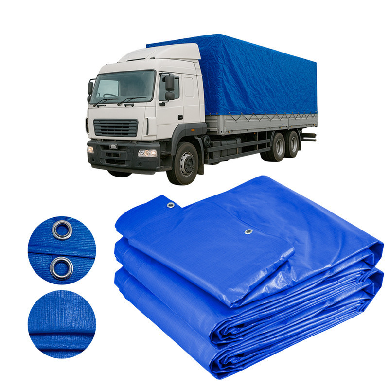 Cobertura de Carga Lona Azul CK300 300 Micras 7X4 Metros Leve Impermeável para Caminhão e Carretinha