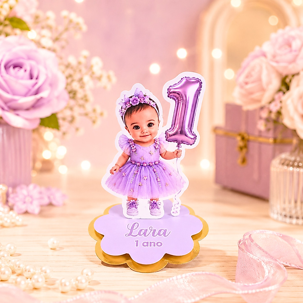 Aplique  Duplo 3D 5x5 Mascotinho IA personalizado para latinha caixinha acrílica Lembrancinha para festa