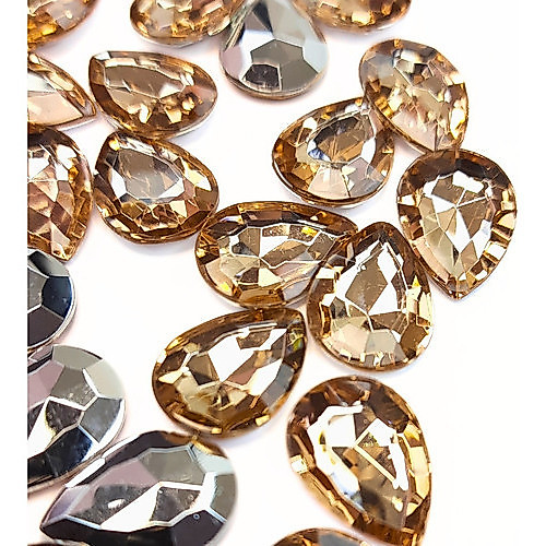 Chaton Gota 13x18mm - Champanhe - Base Irregular