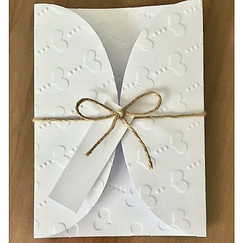 20 envelope para convite branco 11x15 cm aba redonda texturizado