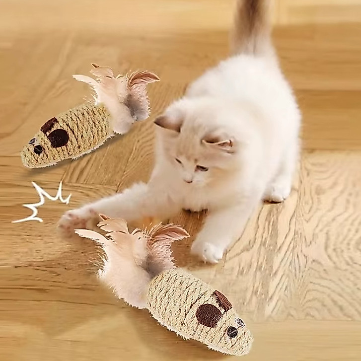Brinquedo Bola Gato Interativo Anti Estress Pendurar Porta Teto Ante estresse Exercício Divertido Lagarta Pena Pet