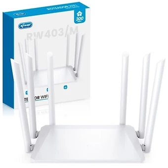 Roteador Wifi 2.4GHz 300mbps com 6 Antenas KNUP - KP-RW403/M