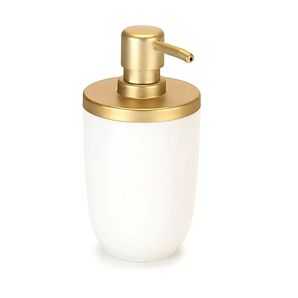 Dispenser Porta Sabonete Liquido 500ml Saboneteira Banheiro Lavabo Branco Arthi