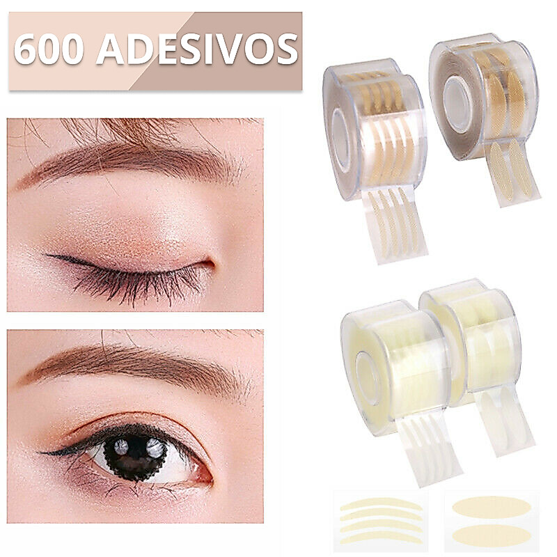 600 Adesivos Corretor P/ Levantar Pálpebras Caídas Efeito Imediato