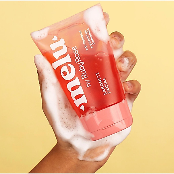 Sabonete Limpeza Facial Skincare Melu By Ruby Rose 100ml