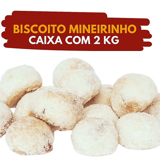 Biscoito mineirinho - Caixa com 2 kg - Petit Four