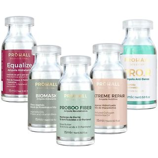 KIT AMPOLA PARA TRATAMENTO CAPILAR PROFISSIONAL PROHALL