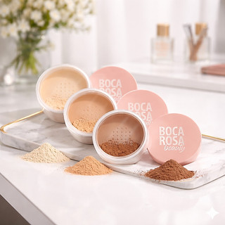 Pó Solto Facial Boca Rosa Beauty – Matte, Leve e Efeito Natural