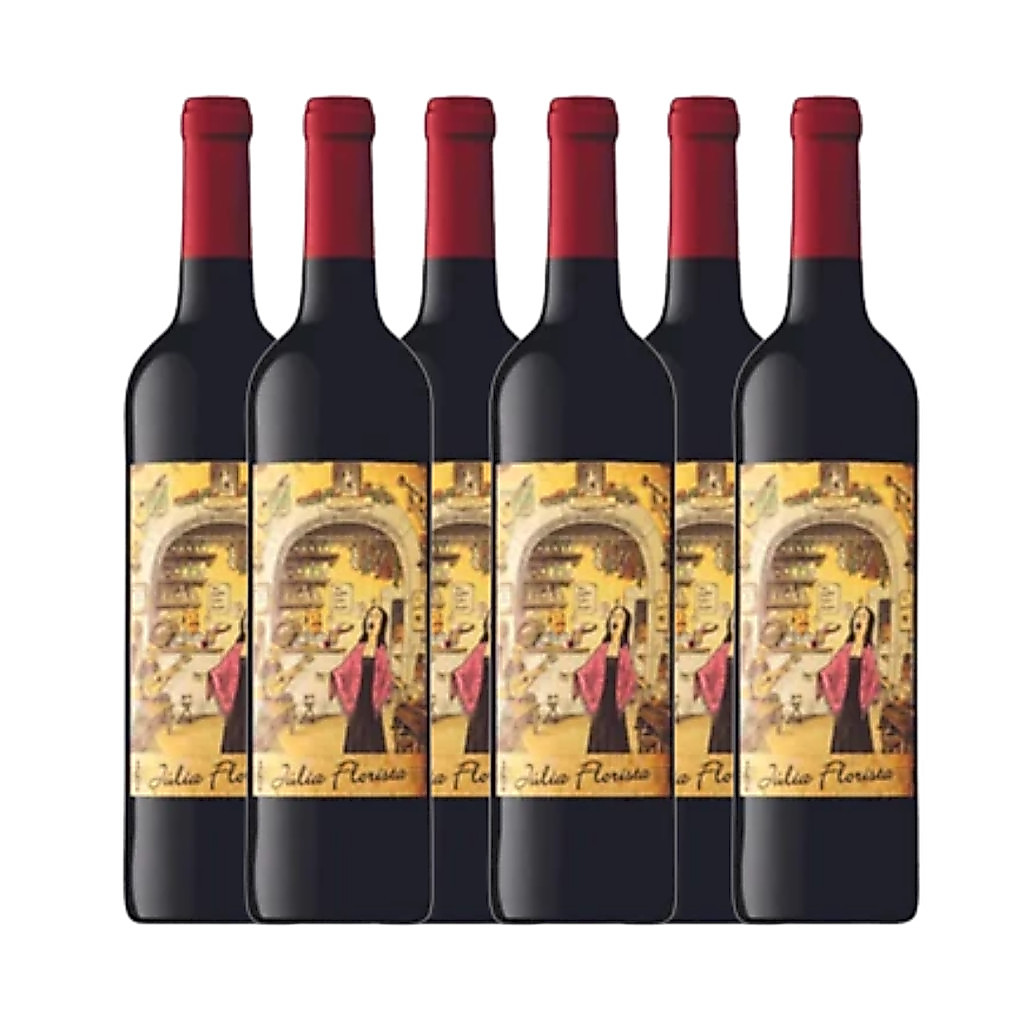 Vinho Português Júlia Florista Tinto 750ml - Caixa 6 Unidades