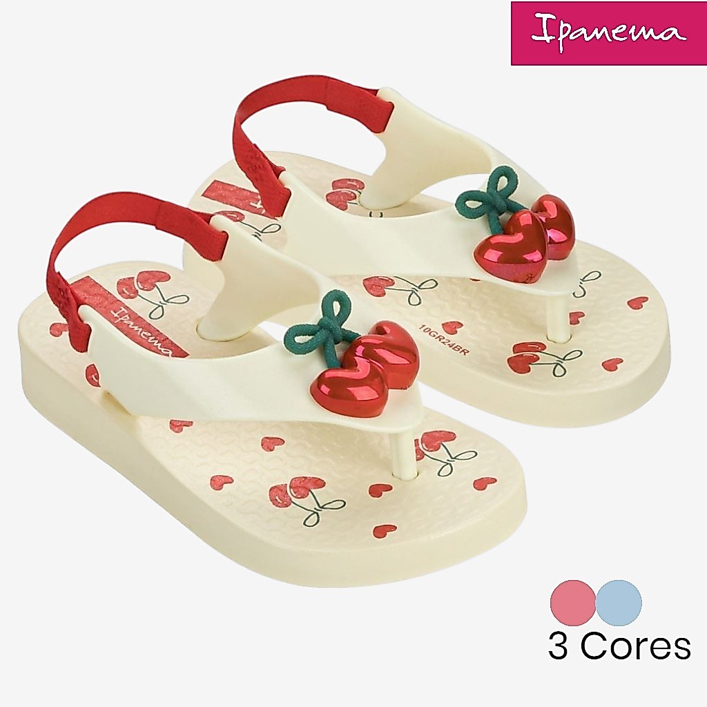 Chinelo Baby Ipanema Cereja Belle + Fini - Original