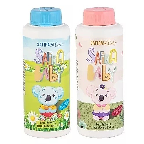 Kit Com 2 Talcos Infantil - Safira 100G