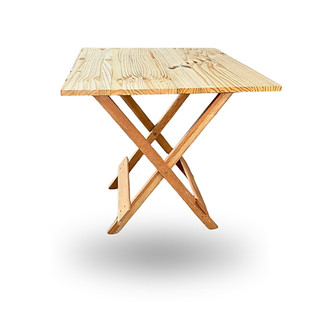 Mesa Dobrável 70x70 Madeira Restaurante Bar lanchonete