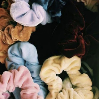 1 unid Xuxinha Scrunchies Laço de Cabelo Anti Frizz Varias Cores