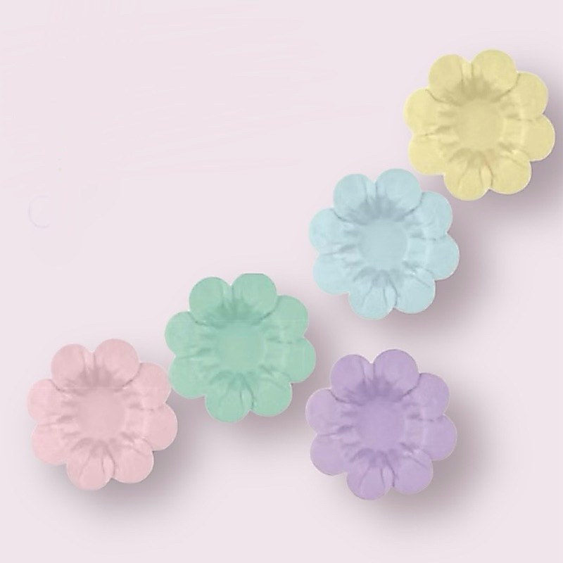 50~250 FORMINHAS CANDY COLORS PARA DOCES MODELO FLOR MARGARIDA · foto 2