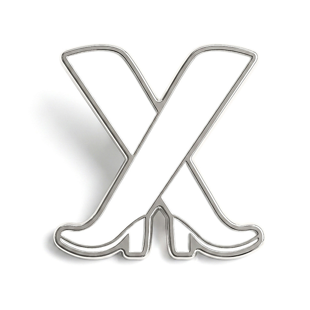 Pin Bota Branca da Xuxa (broche)