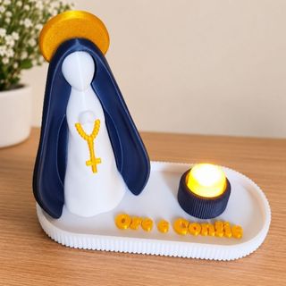 Nossa Senhora, Ore e Confie, Cantinho da Oração, Decoração Religiosa, fé, decoração, Aparecida, nossa senhora Aparecida