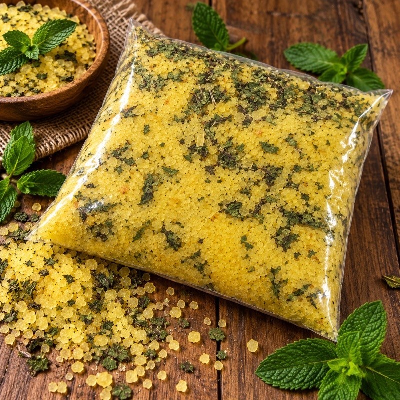 Escalda Pés 1Kg Maracuja com Hortelã + Ervas