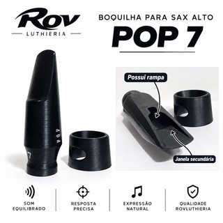 Boquilha para Sax Alto Pop 7