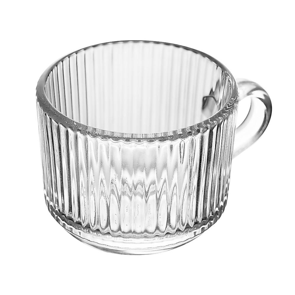 Xícara de Café Wolff Lines 90ml Vidro Cozinha Casa Presente Decoração Elegante Sofisticada Design Mesa Expresso Multiuso · foto 2
