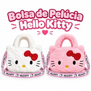 bolsinha infantil Hello Kitty🩷 Mão e Transversal .