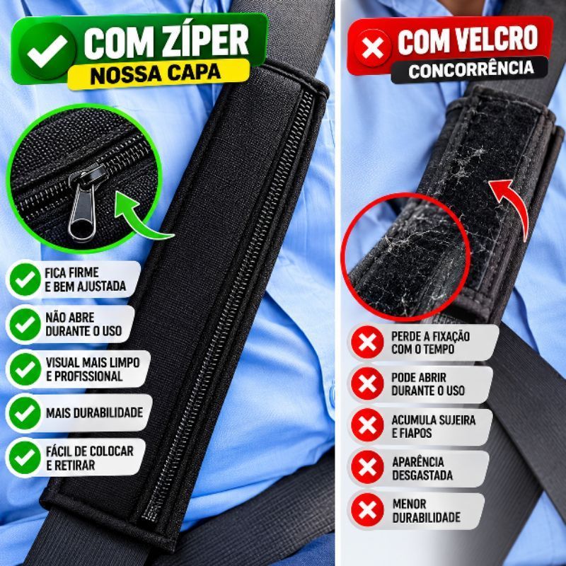 1 Capa Protetora de Cinto( MOTORISTA DE ONIBUS E COBRADOR )ZIPER 75 cm de Segurança em Tecido Oxford — imagem 2 de 2