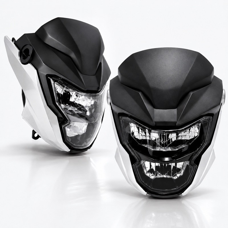 Kit Frente Farol Honda Cg Titan Fan 160 2025 Adaptada Para Titan Fan Start 2014 Até 2024