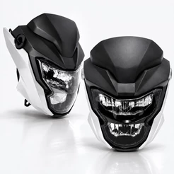 Kit Frente Farol Honda Cg Titan Fan 160 2025 Adaptada Para Titan Fan Start 2014 Até 2024