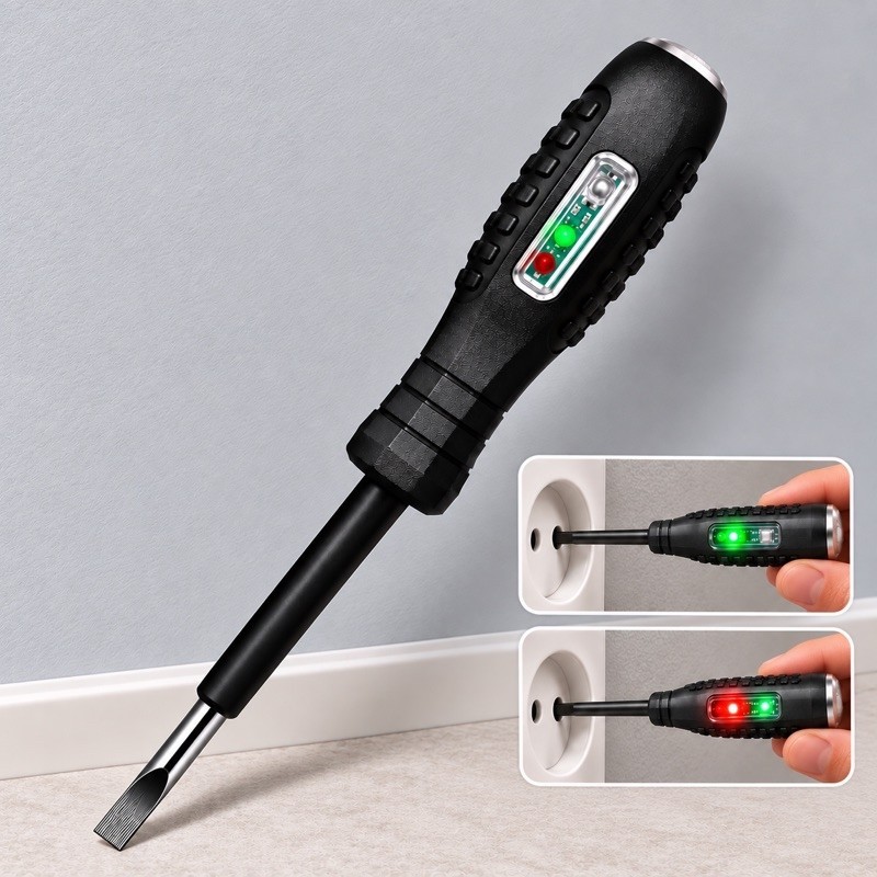 Chave Teste Tensão Caneta fenda detector eletrica induçao energia Eletricista Profissional