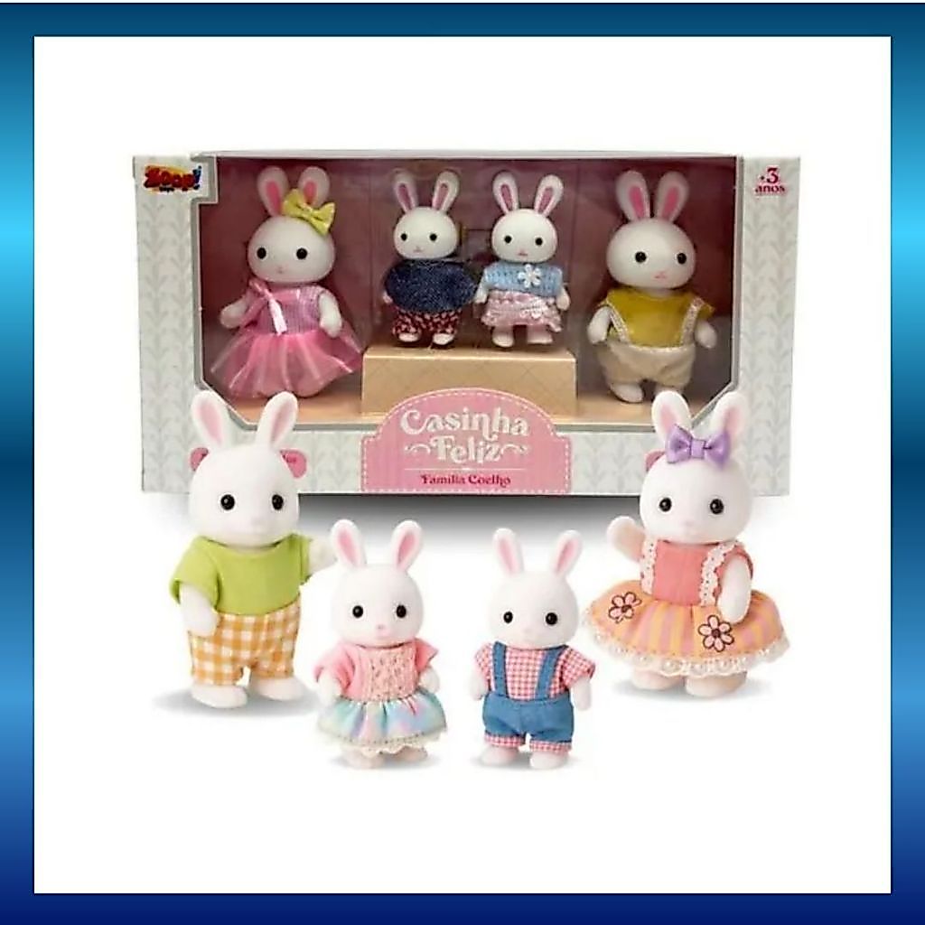 Casinha Feliz Família Coelho - Zoop Toys — imagem 2 de 2