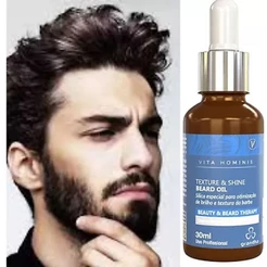 Óleo Para Barba Vita Hominis Texture Shine Beard Oil Grandha