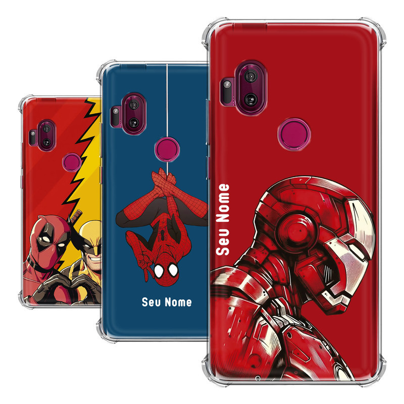 Capa para Motorola Moto One Hyper Coleção Heróis