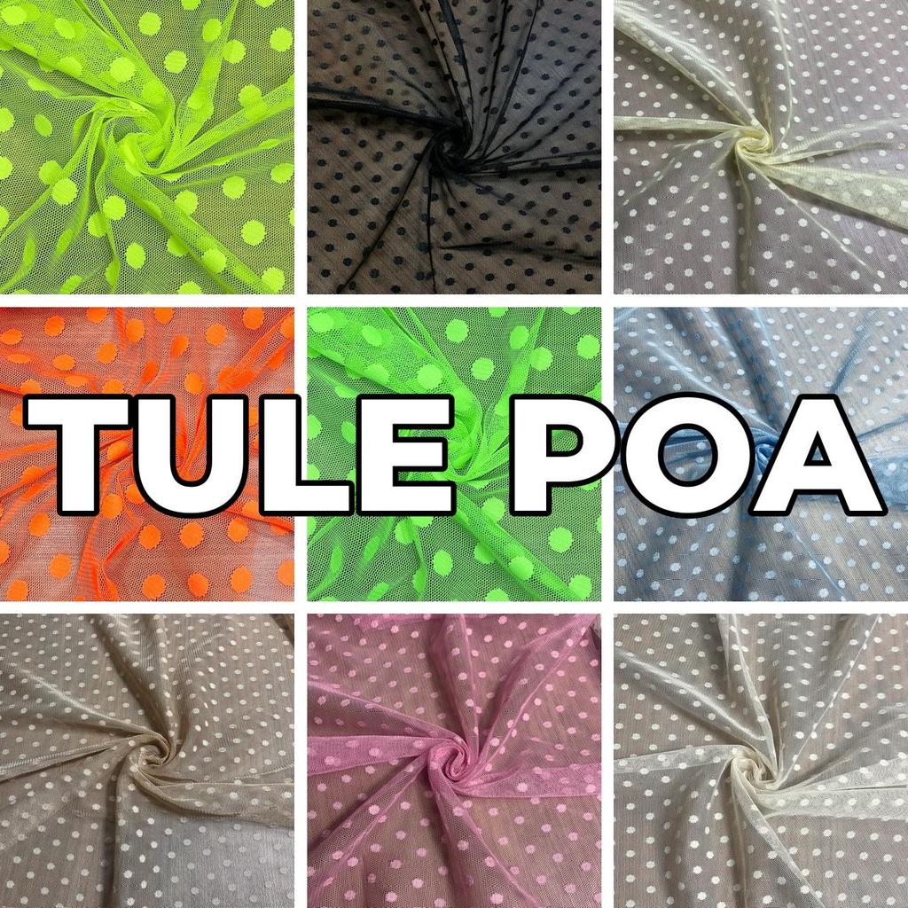 4 Metros Tecido Tule Com Poa Dots | Tule de Bolinha | Vestidos, Saida de praia (4m x 1.50m)