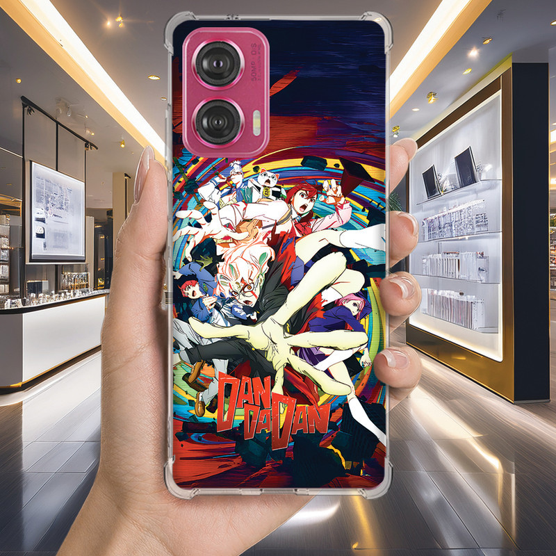 Capa Capinha MOTO EDGE 60 PRO 50 ULTRA 30 20 LITE G86 G84 G75 Anti-impacto Personalizada anime DAN DAN (4061)