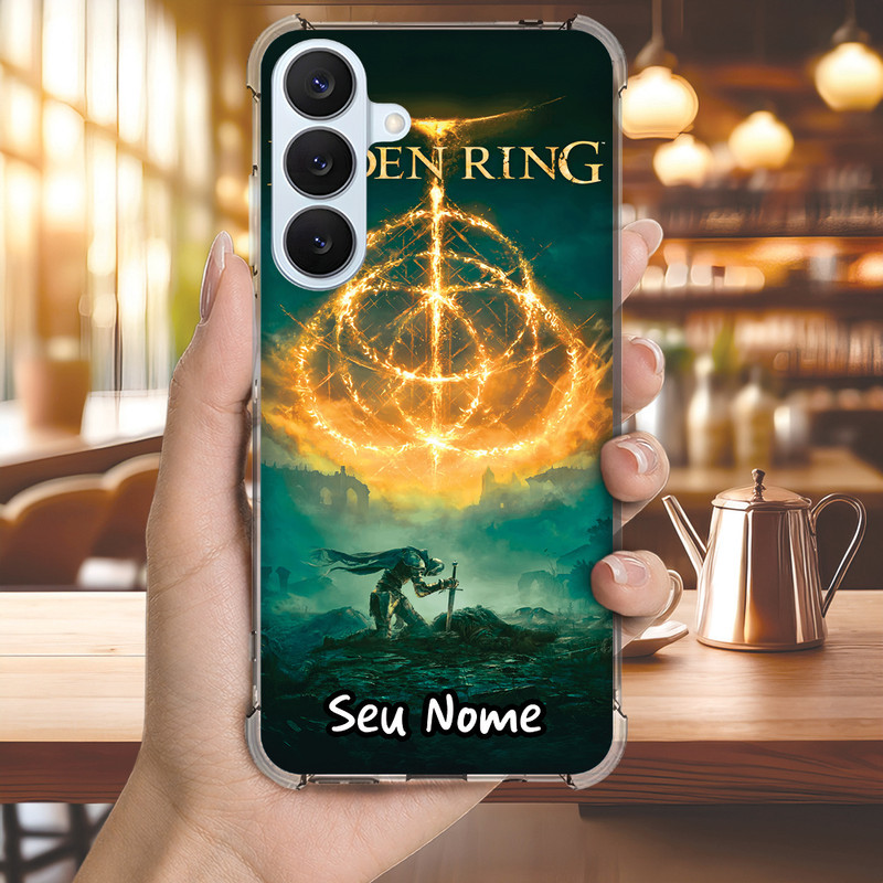 Capa Capinha GALAXY A73 A72 A71 A56 A55 A54 A53 A52 A51 A50 Anti-impacto Personalizada gamer ELDEN RING nome (3563)