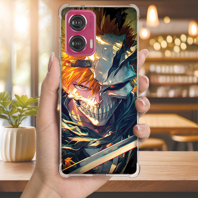 Capinha Capa (3421) BLEACH ANIME para MOTO G,5G,PLUS,G100,G82,G85,G75,G84,G73,G71,G64,G62,G60S,G60,G55,G54,G53