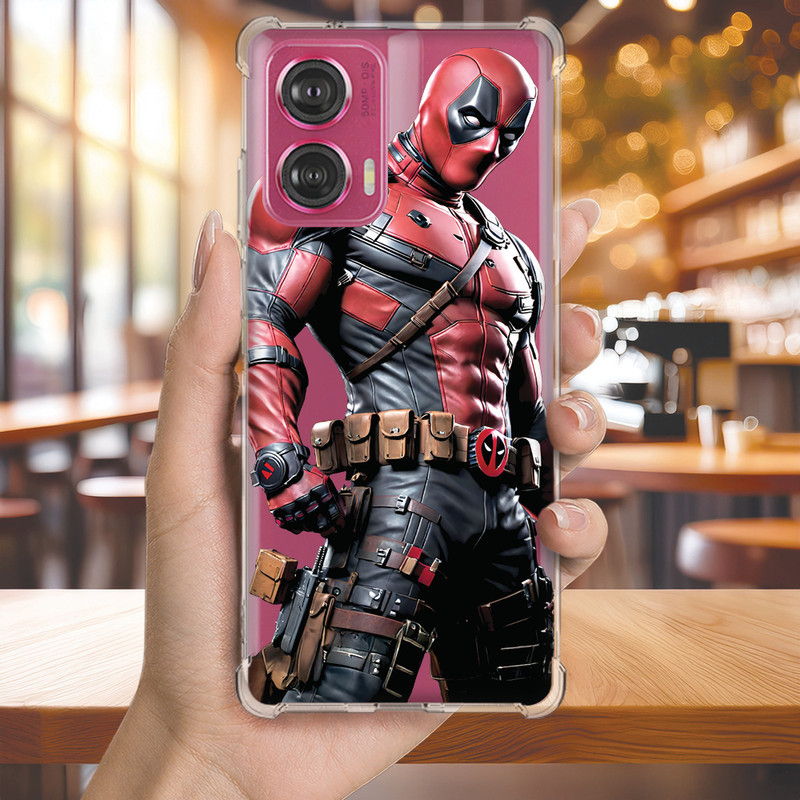 Capa Capinha MOTO G52 G50 G42 G41 G34 G32 G31 Anti-impacto Personalizada geek DEADPOOL (3454)