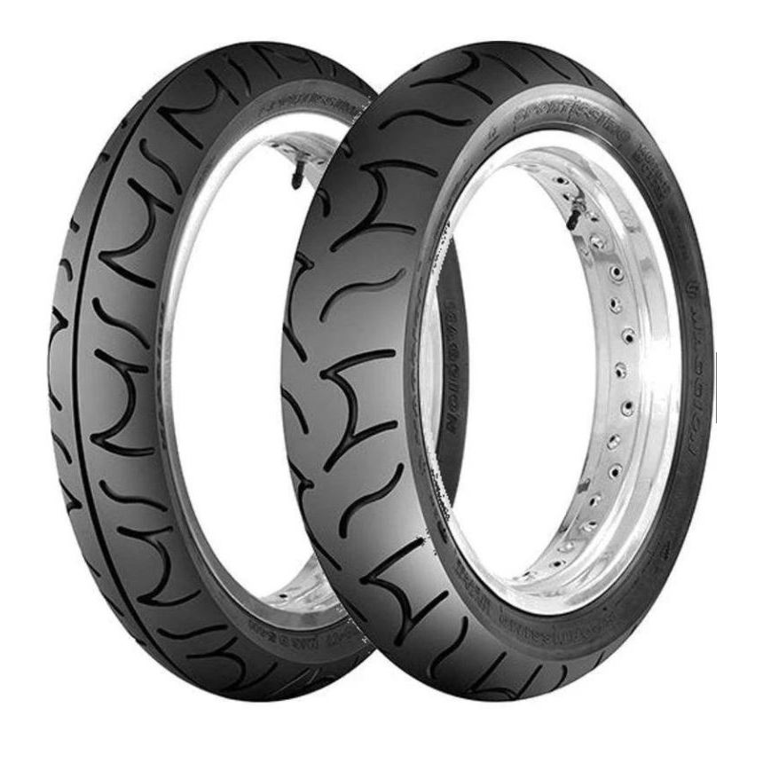 Par Pneu Maggion 110/70-17 + 140/70-17 Sportissimo Cb 300