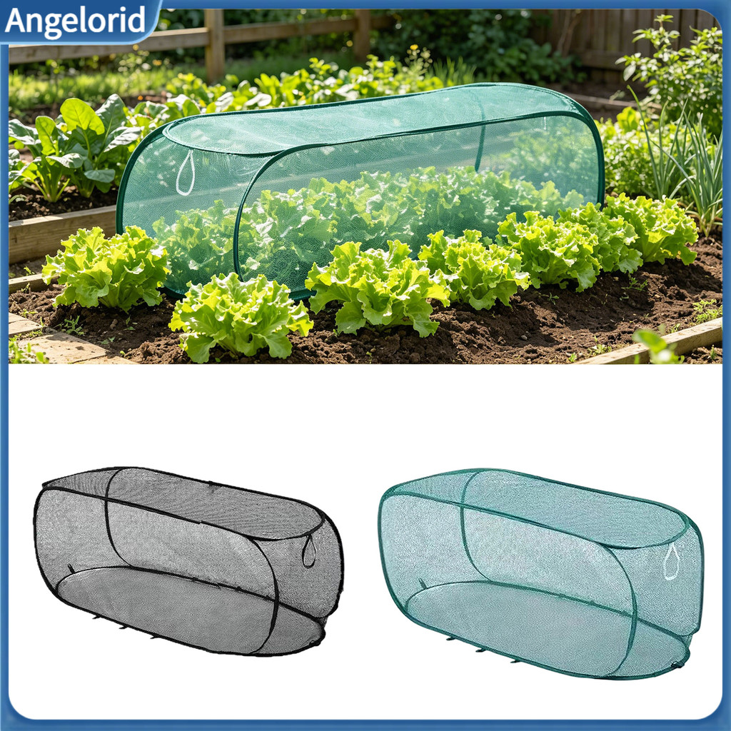 Insect-proof Garden Cover Seedlings Protection Pop-up Plant Mesh Outdoor Barrier Netting Foldable Crop Cage Raised Bed P