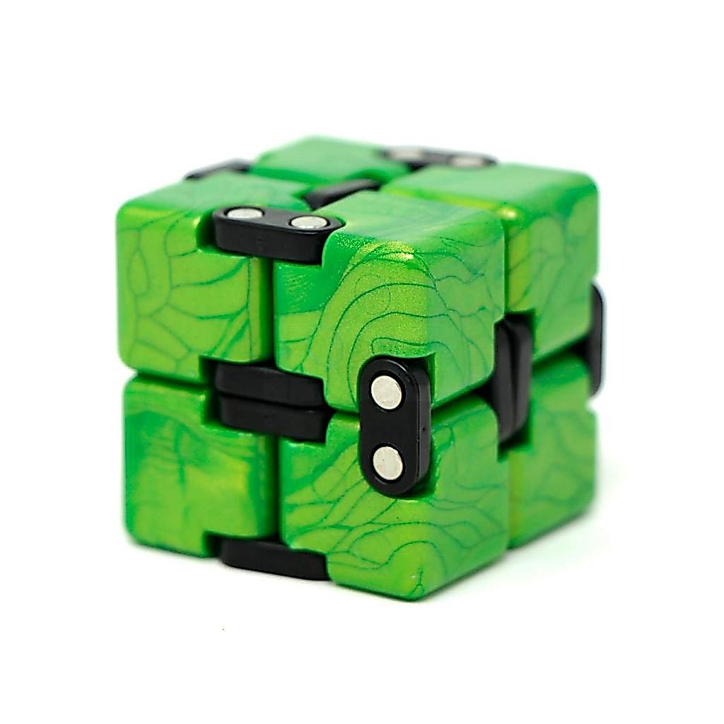 Infinity Cube QiYi Verde Fidget Articulado Antiestresse
